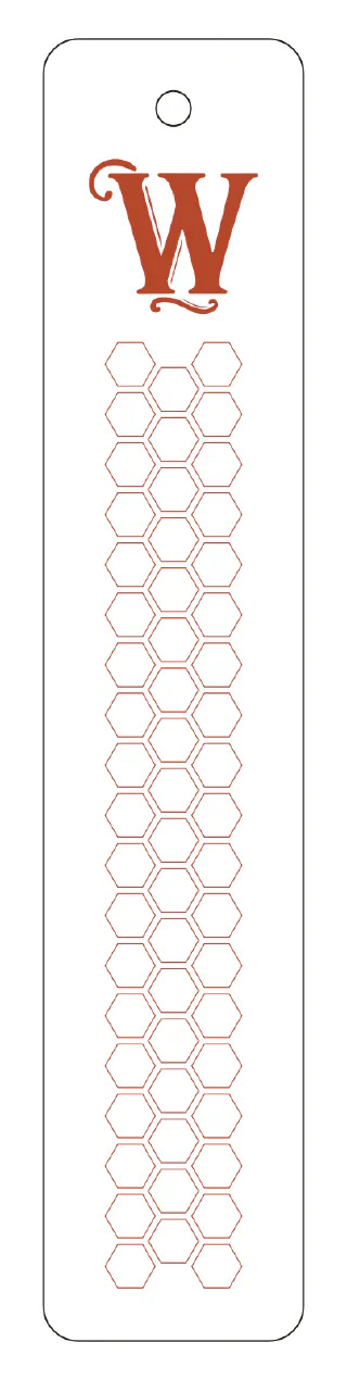 Flat part layout for the Bookmark