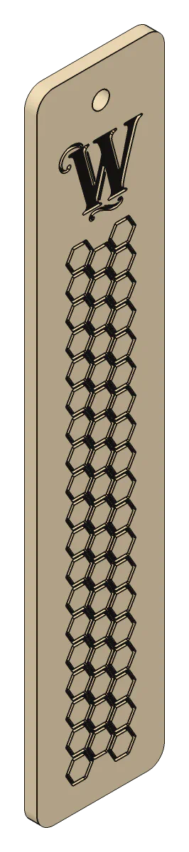 Bookmark, front right view