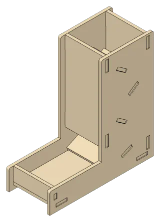 3D render of the Dice Tower