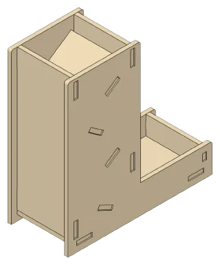 Dice Tower, behind view