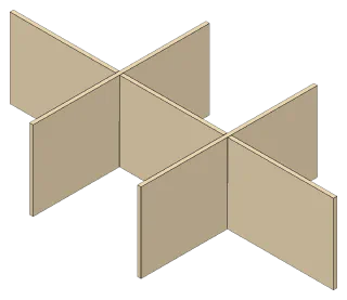 Divider, front right view