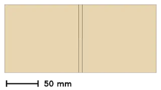 Divider, front view