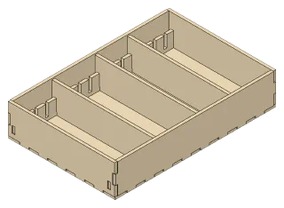 Divider Tray, behind view
