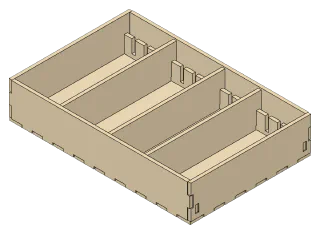 Divider Tray, front right view