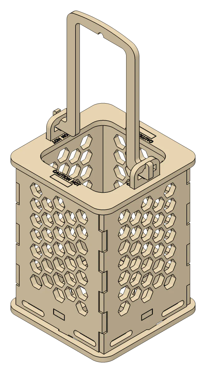 Lantern, window: Hex lattice
