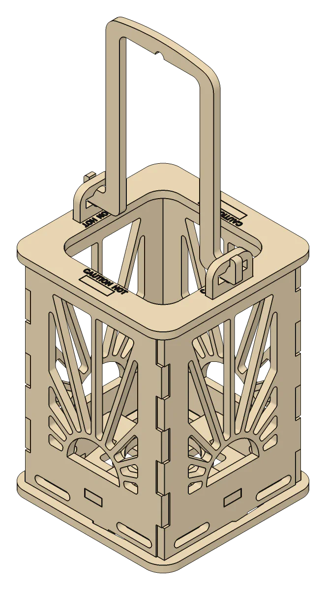 Lantern, window: Sunburst