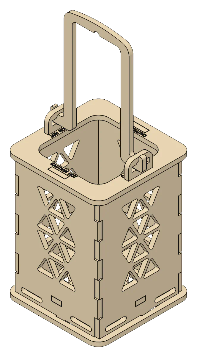 Lantern, window: Triangles