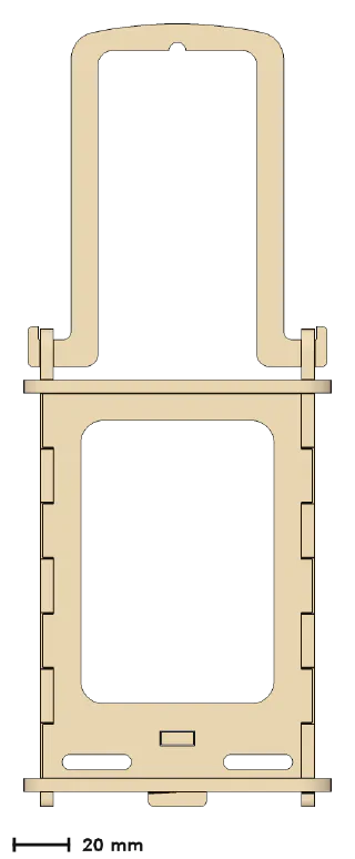 Lantern, front view