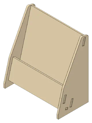 3D render of the Leaflet Display