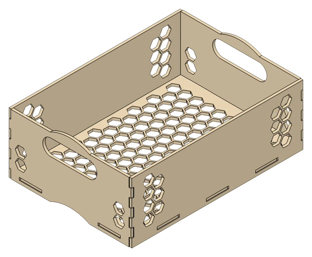 3D render of the Produce Box