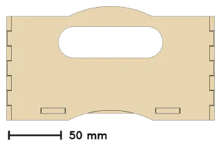 Project Box, front view