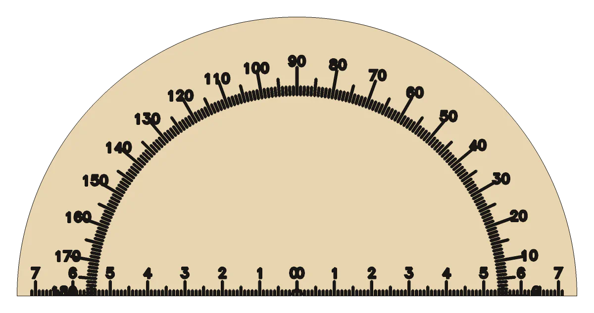 3D render of the Protractor
