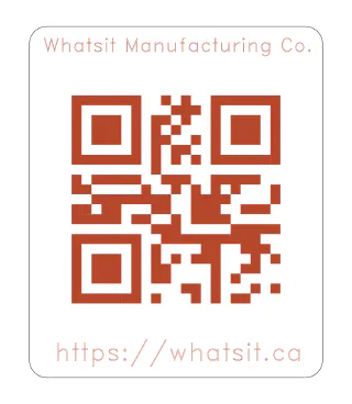 Flat part layout for the QR plate