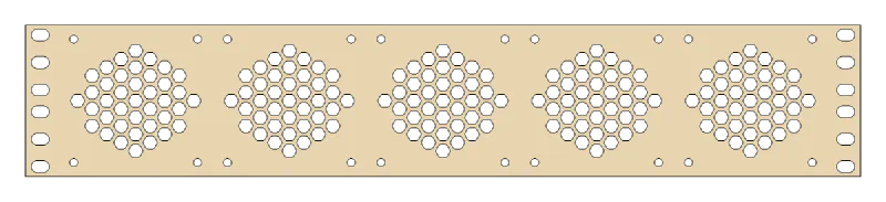 Rack Blanking Panel, fan guard: Grille