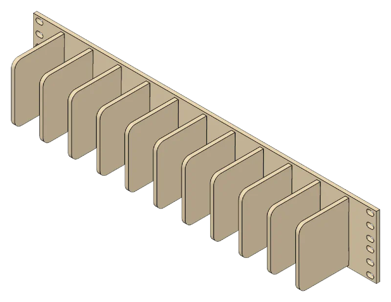 Rack Cable Manager, height (u): 2U