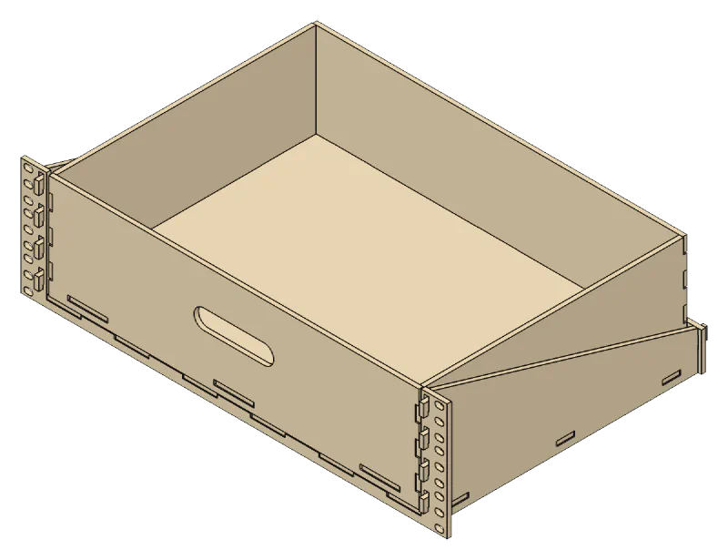 Rack Drawer, height (u): 3U