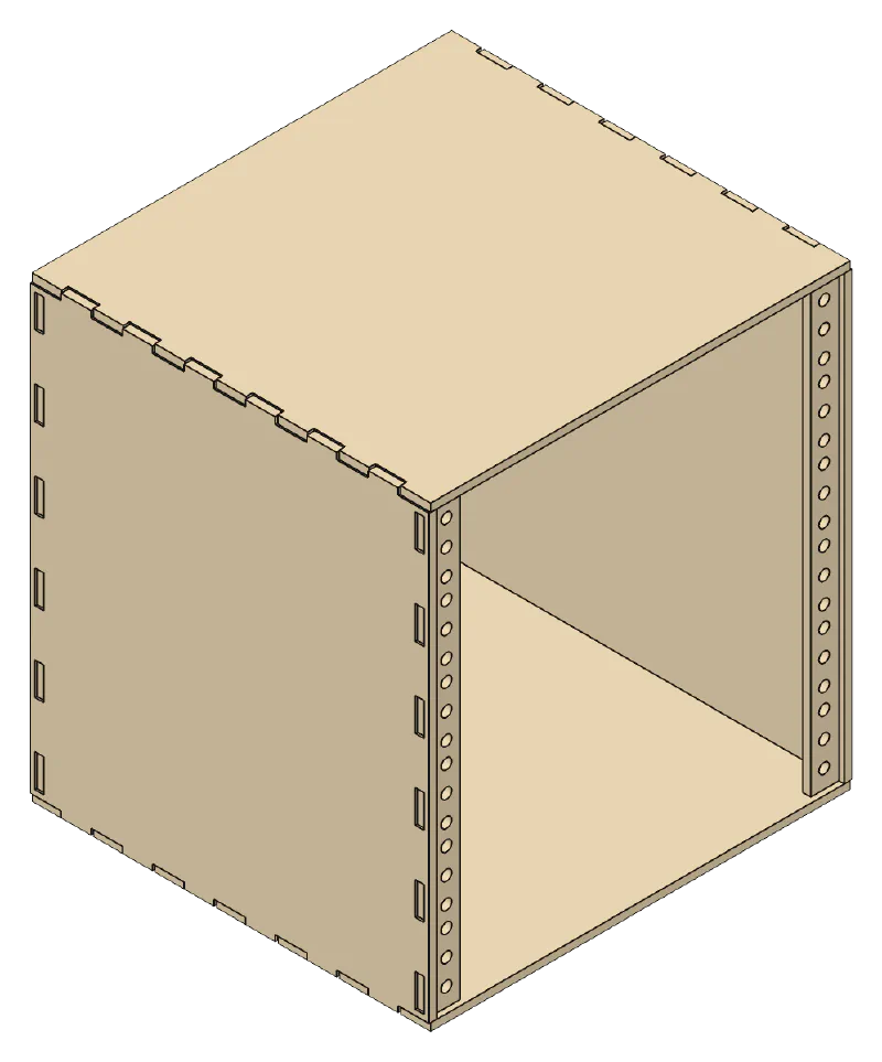 10" Mini Rack, height (u): 6U