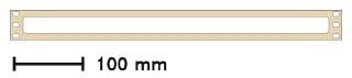 Rack Cable Pass-Through, back view