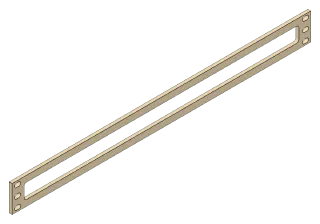 Rack Cable Pass-Through, front right view