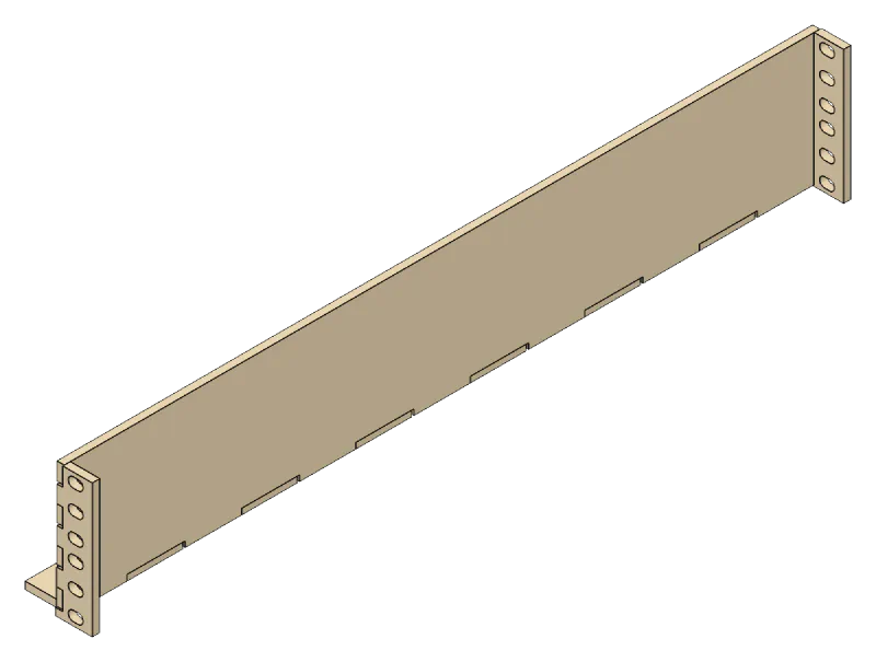 Rack Rail, height (u): 2U