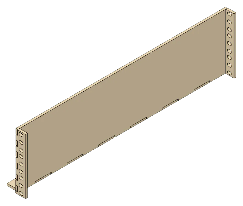 Rack Rail, height (u): 3U