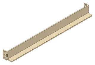 Rack Rail, behind view
