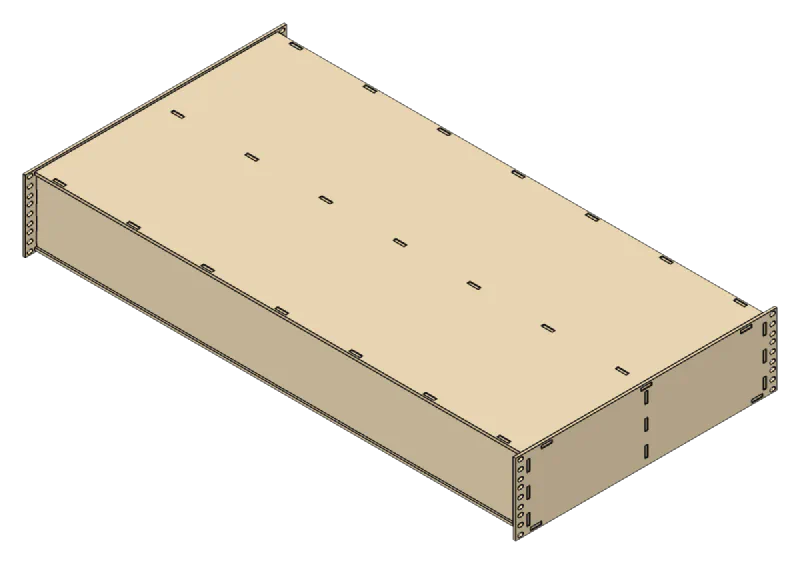 Full-Depth Rack Shelf, height (u): 3U