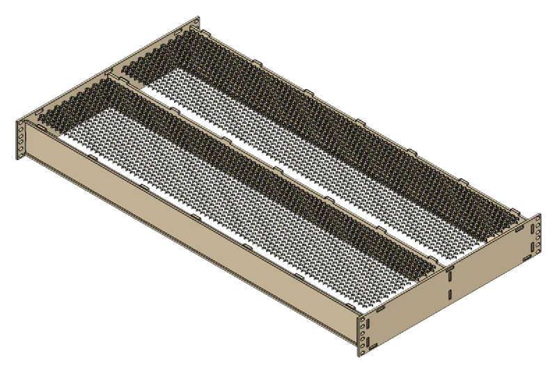 Full-Depth Rack Shelf, vent the top: Yes