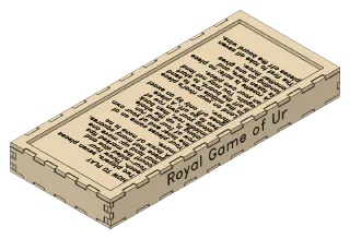 Royal Game of Ur, behind view