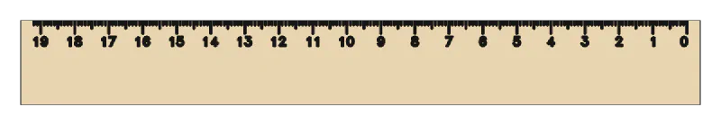 Ruler, zero end: Right