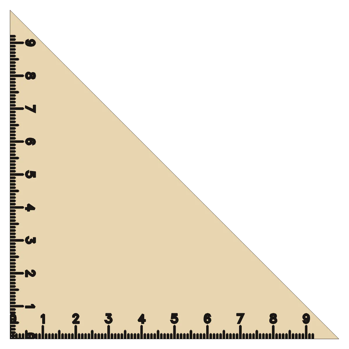 3D render of the Set square