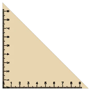 3D render of the Set square