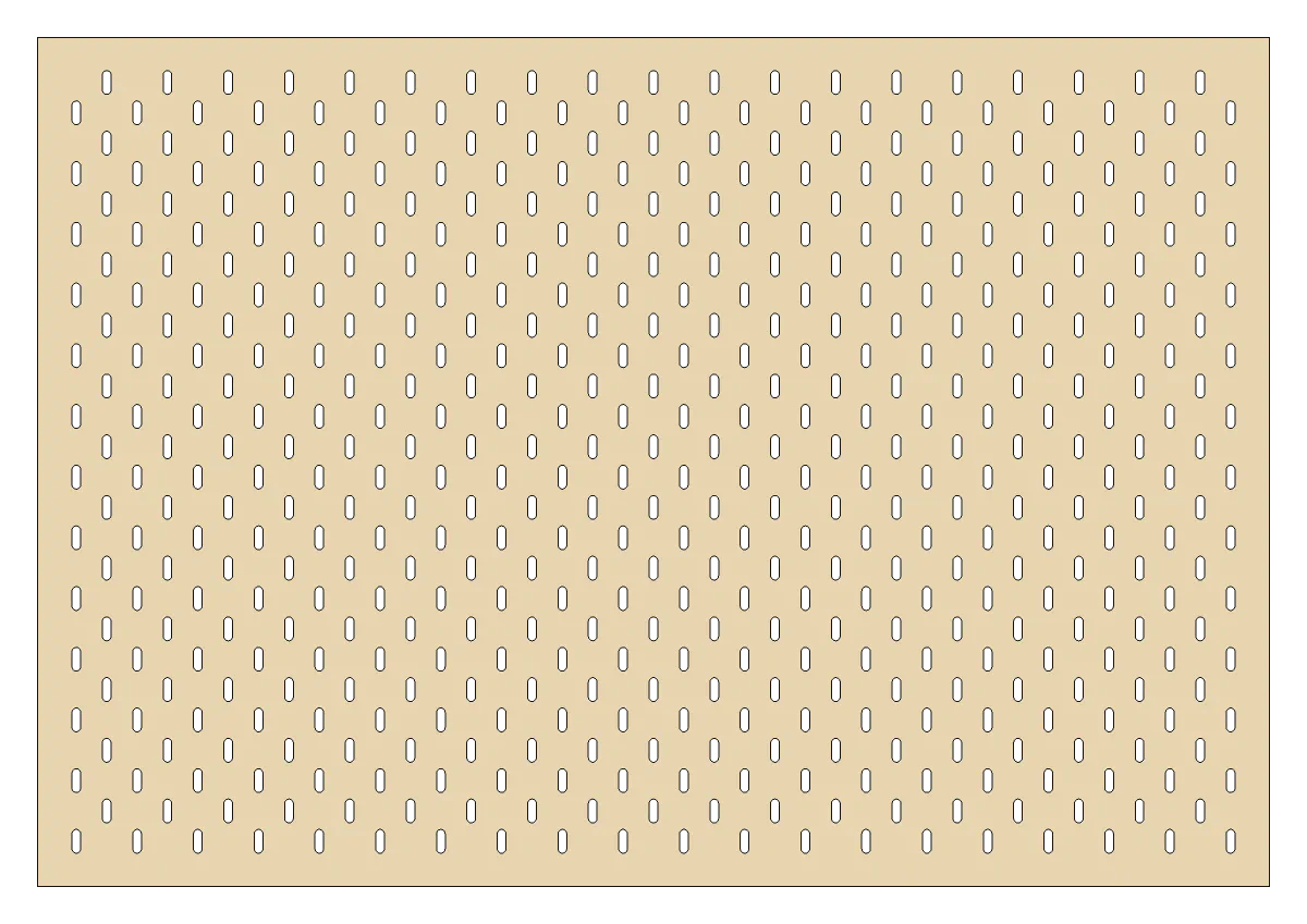 3D render of the Skadis Panel