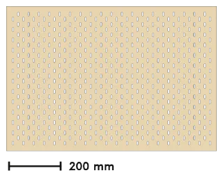 Skadis Panel, back view