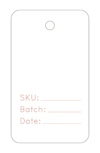 Flat part layout for the Tag