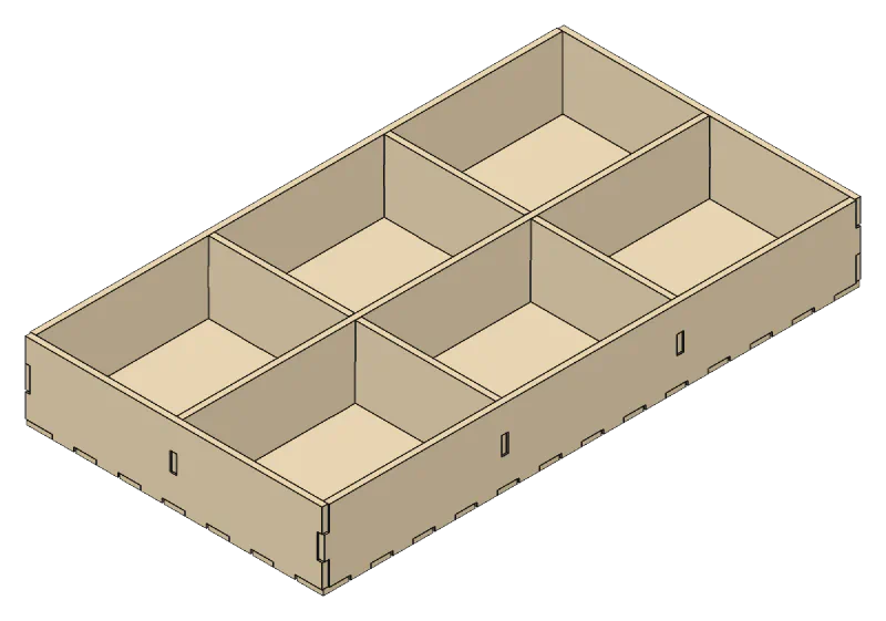 3D render of the Tray design